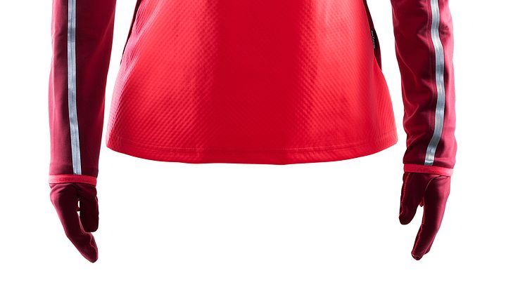 Weather jersey (women) i färgen crush/ruby