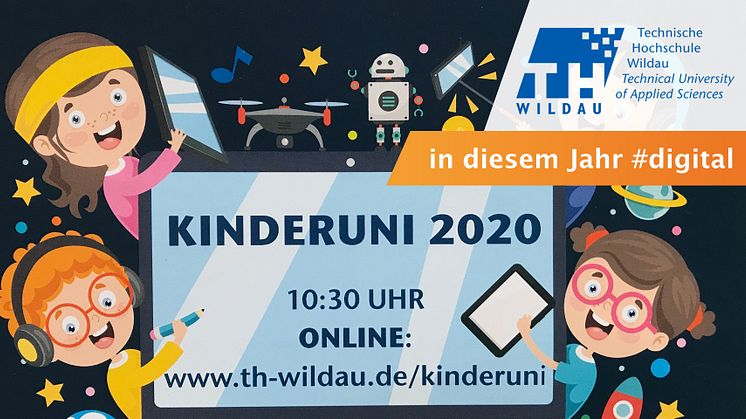 Ab dem 7. November lädt die TH Wildau mit der Kinderuniversität an vier Samstagen interessierte Schülerinnen und Schüler zu spannenden Online-Vorlesungen ein. (Bild: TH Wildau)