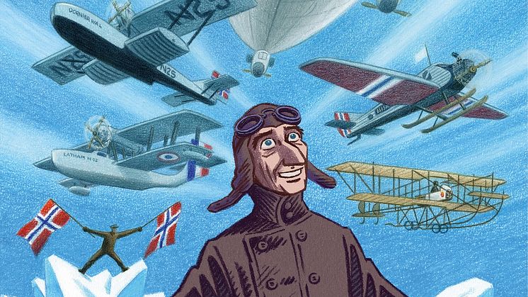 Bjørn Ouslands nye bok, OPPOVER, gir et spennende og spektakulært innblikk i tidlig luftfartshistorie.