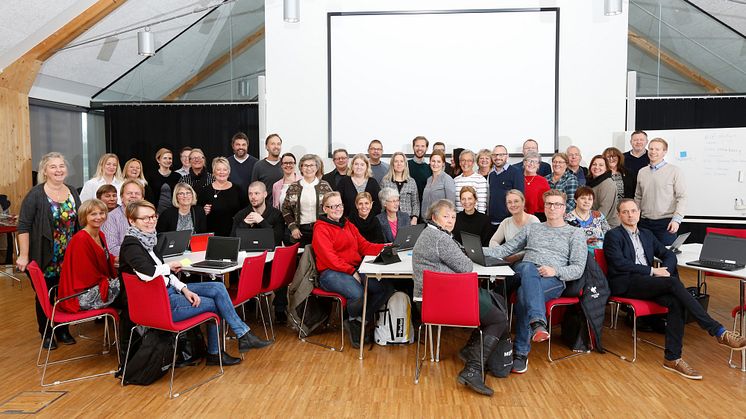 Förskolechefer och skolledare har deltagit på utbildningen med fokus på digital kompetens och digitaliseringens möjligheter.  Foto: Rickard Hansson, AM Tryck.