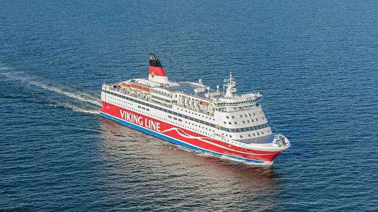 Viking Lines Gabriella börjar trafikera mellan Stockholm och Helsingfors i juli månad. Foto: Viking Line