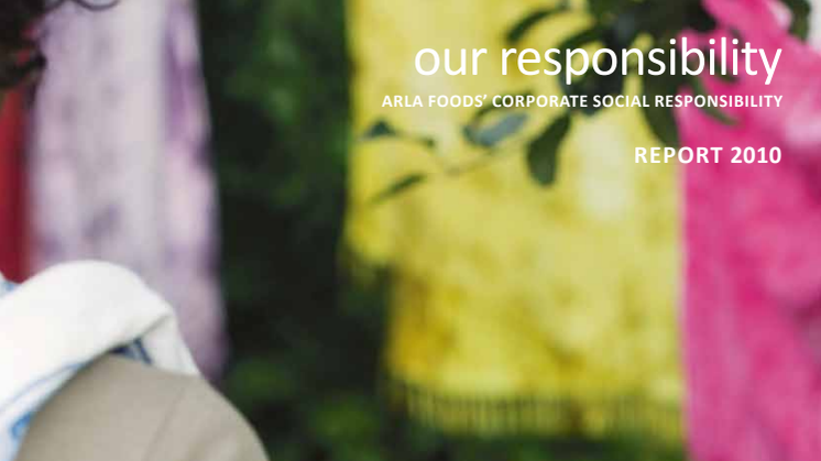 Arla Foodsin kestävän kehityksen vastuullisuusraportti