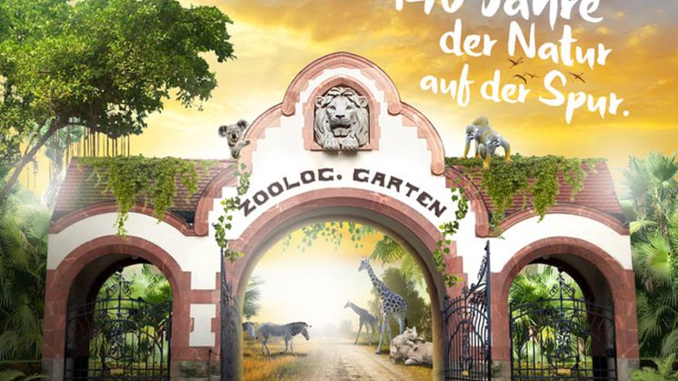140 Jahre Zoo Leipzig - Jubiläumsplakat 2018