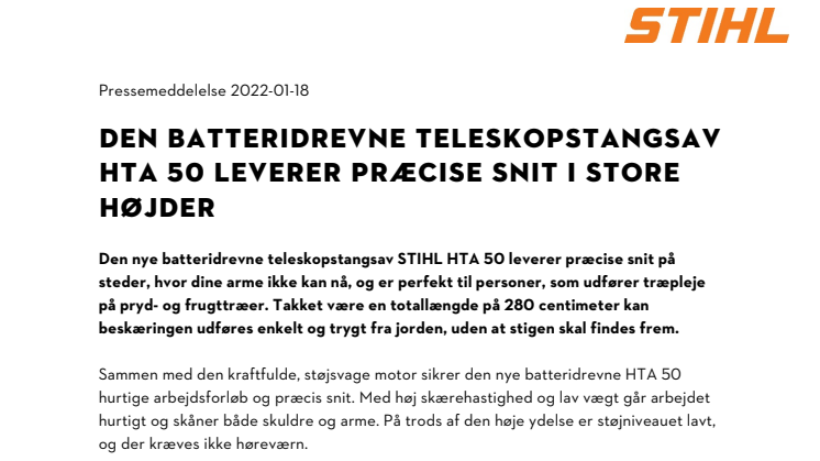 DK_DEN BATTERIDREVNE TELESKOPSTANGSAV HTA 50 LEVERER PRÆCISE SNIT I STORE HØJDER.pdf