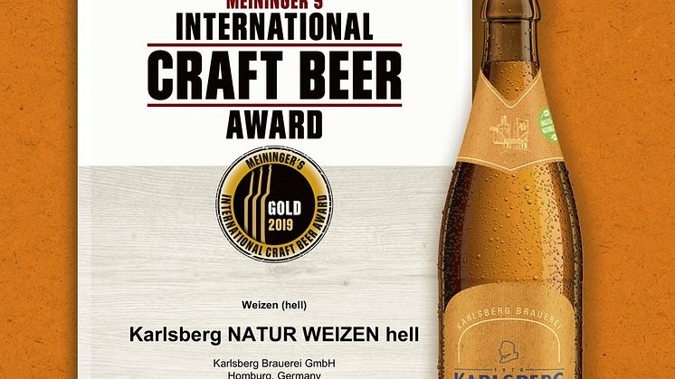 Gold für Karlsberg Natur Weizen