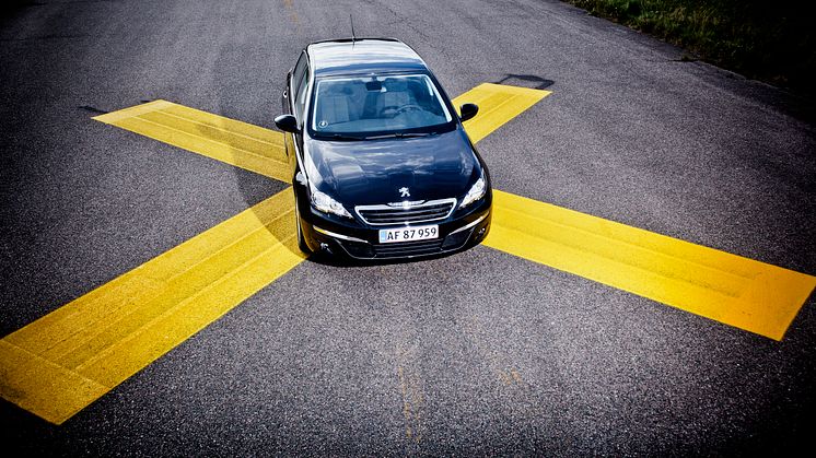 Den nye Peugeot 308 har fået 5 stjerner i Euro NCAPs sikkerhedstest