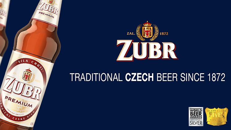ZUBR Premium - Prisbelönt tjeck med traditioner lanseras på Systembolaget 1 september