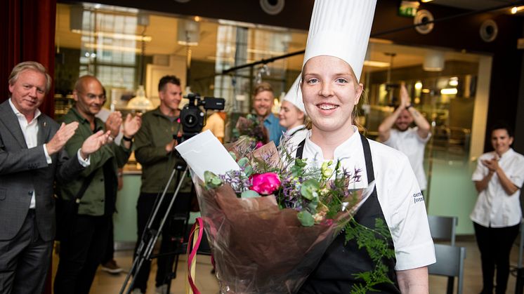 Thilda Mårtensson från Stockholm vinnare i Gastronomi Sverige Commis Award 2020
