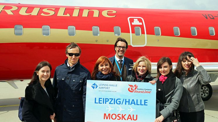 Erstflug RusLine von Moskau nach Leipzig