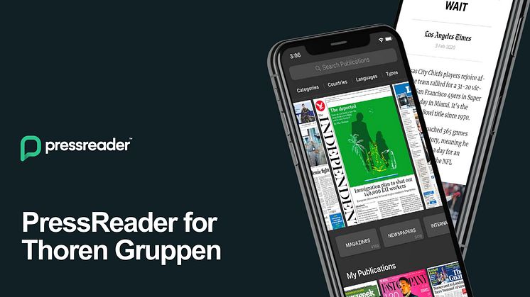 Via Pressreader får eleverna tillgång till 7 000 tidningar och tidskrifter från drygt 100 länder och på 60 olika språk. 