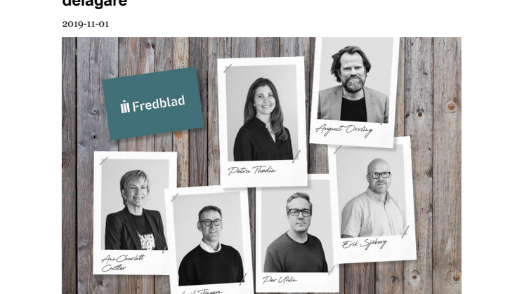 Fredblad Arkitekter stärker upp med två nya delägare