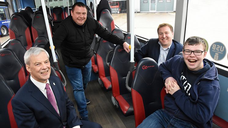 L-R Jeremy Cripps, Wayne Lowery, Stephen King and Kieran Lowery