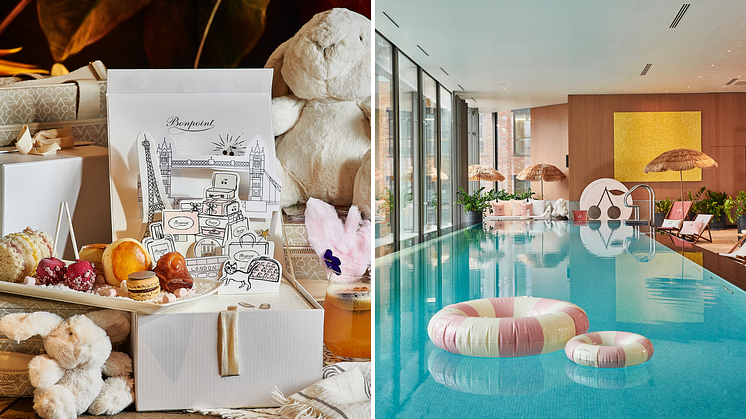 Introducing the new children's afternoon tea experience & infinity pool pop-up from Pan Pacific London in collaboration with Bonpoint