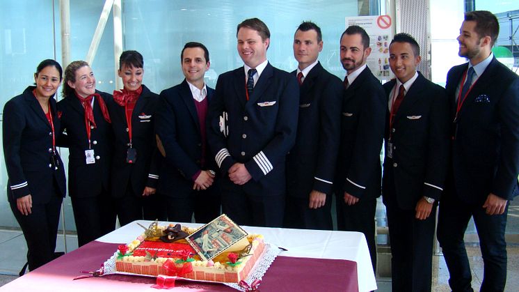  Norwegians nye base i Barcelona åpnet i formiddag