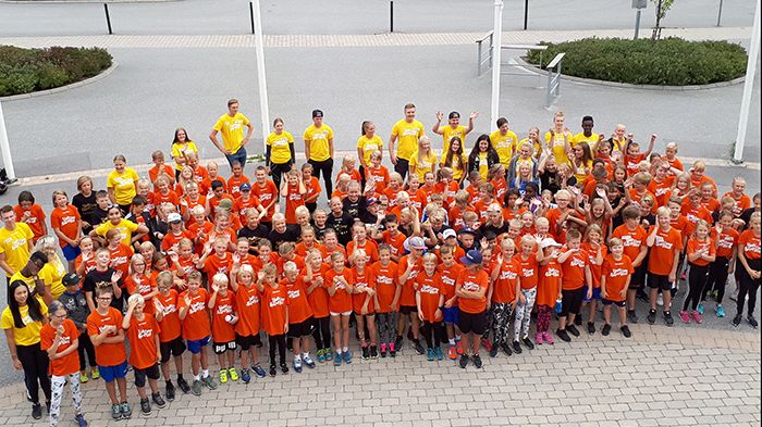 Linde Sports Camp 2019 gruppbild