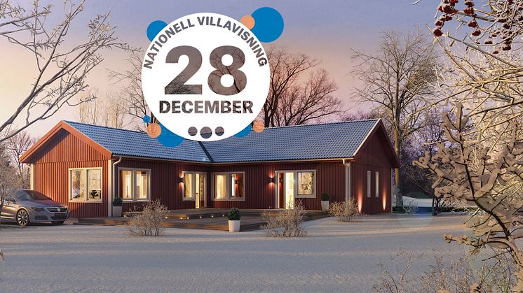 Älvsbyhus har nationell villavisning 28 december