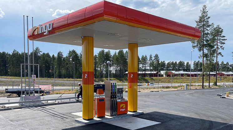 INGO har öppnat en ny automatstation i Umeå