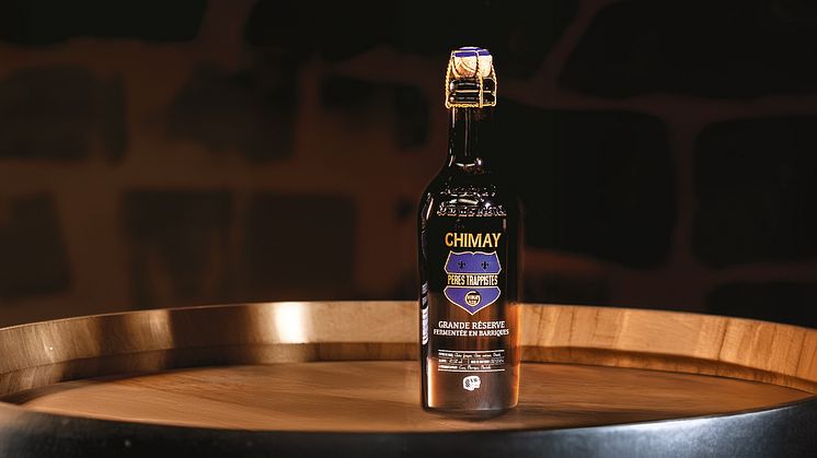 Chimay Blå lagrad på Brandyfat i exklusivt släpp på Systembolaget.