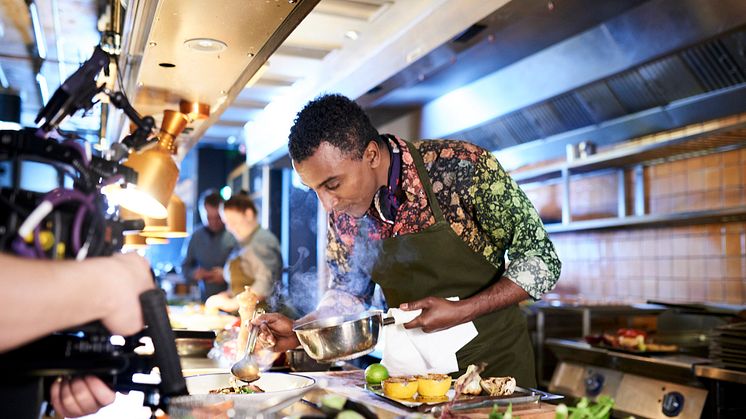 Marcus Samuelsson, kreativ chef för Kitchen & Table