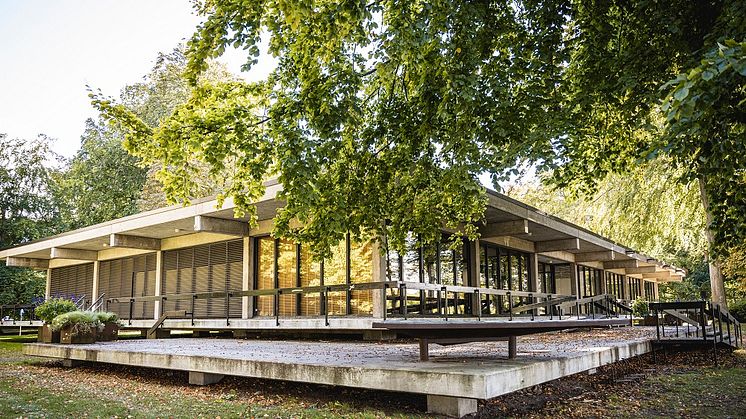 I vår kan besökare på Landskrona konsthall att få njuta av en bistro och vinbar. Foto: Oskar Fäldt