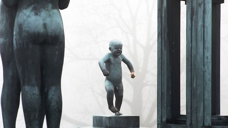 Sinnataggen i Vigelandsparken. Foto: Espen Grønli / Vigelandmuseet