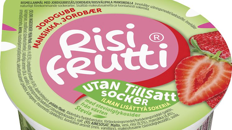 Efterlängtad av många - Risifrutti® utan tillsatt socker