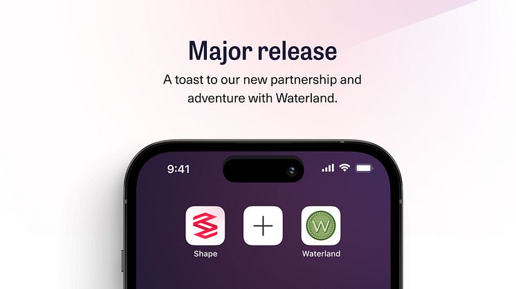 Shape indgår partnerskab med Waterland om global storsatsning
