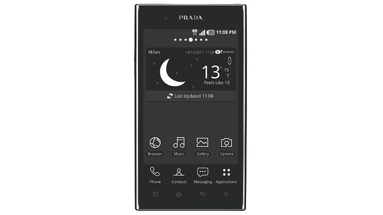 PRADA og LG skaber en smartphone med stil