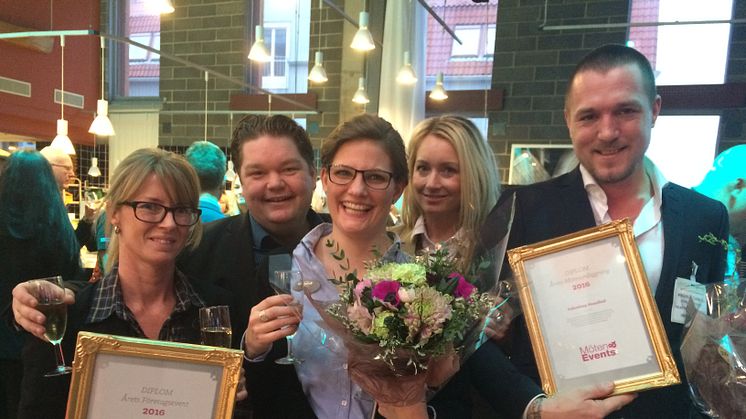 Falkenberg Strandbad kammade hem utmärkelsen ”Årets Mötesanläggning i Sverige” på Möten & Events