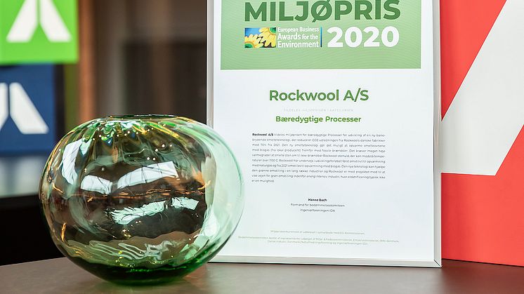 ROCKWOOL får EU’s miljøpris 2020 i Danmark