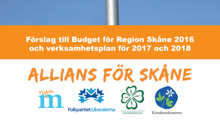 Budget Allians för Skåne 2016