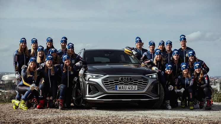 Ski Team Sweden Alpine fortsätter åka Audi