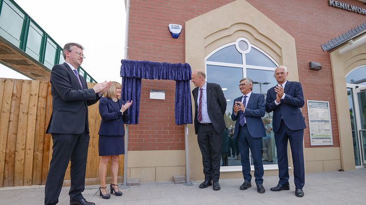 Kenilworth station is officially opened