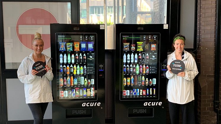 The new vending machines at Birmingham Snow Hill