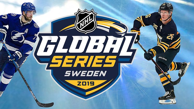 Buffalo Sabres och Tampa Bay Lightning möts i två ordinarie seriematcher i Ericsson Globe fredagen den 8 november och lördagen den 9 november.