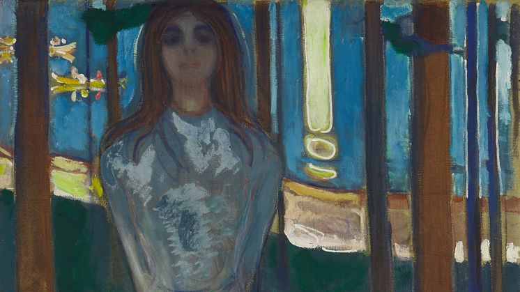 Edvard Munch: Sommernatt. Stemmen / Summer Night. The Voice (1896)
