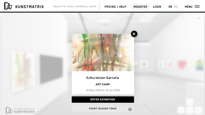 ​Kulturskolans Art Camp avslutar med digital utställning