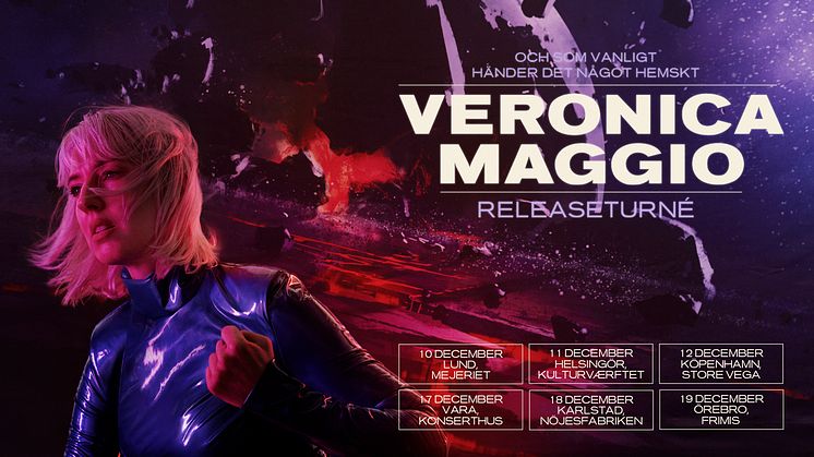 Veronica Maggio aktuell med ny musik – åker på blixtbokad turné i december