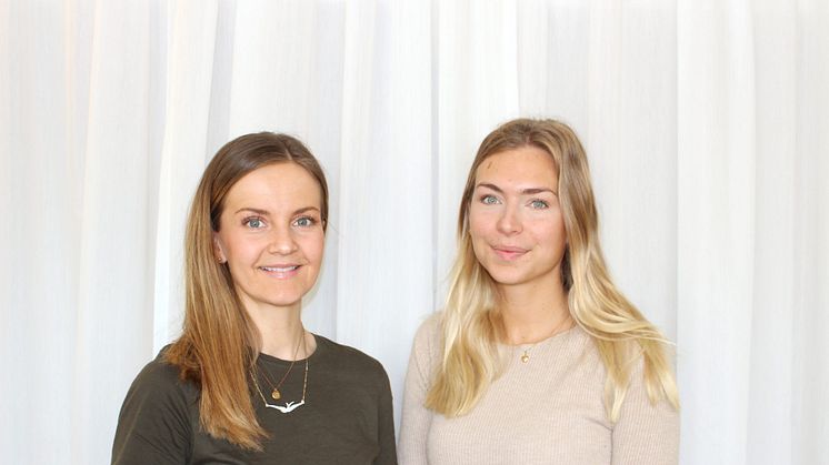 Fr v: Christine Dahl Elfver & Lovisa Älenmark