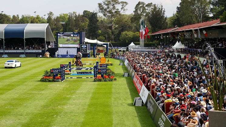 Longines Global Champions Tour har kommit till Mexico City! Fyra svenska ryttare är på plats. Foto: Stefano Grasso/LGCT