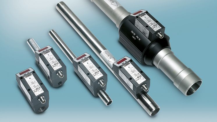 Recognising leaks and recording compressed air consumption with volume flow meters