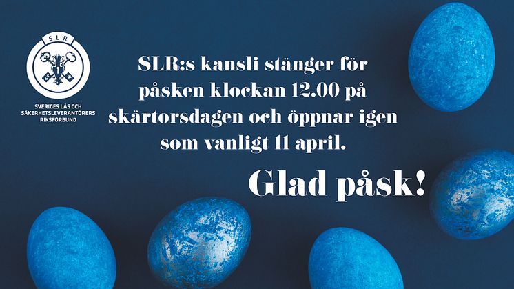 Kansliets öppettider i påsk