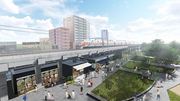 Tobu selects “TOKYO mizumachi” as Name of New Complex under Elevated Railway Tracks and“Sumida River Walk” as Name of New Footbridge Spanning the Sumida River