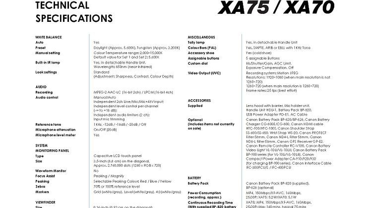 XA75, XA70_PR Spec Sheet_EM_FINAL_Page_2