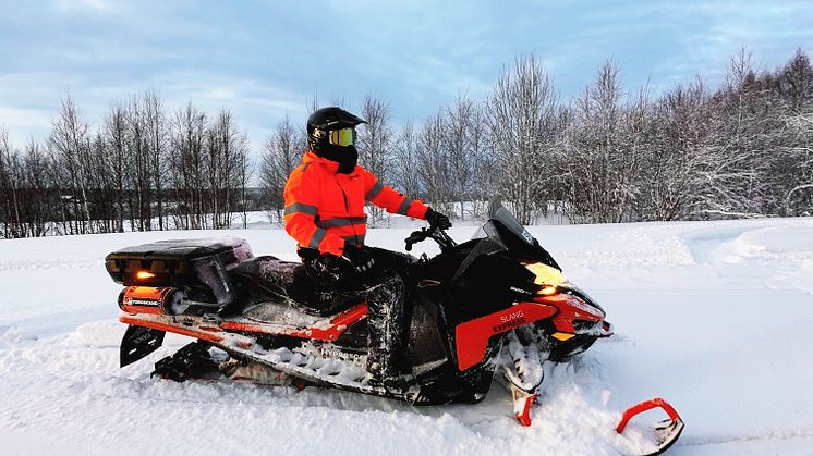 Hydroscand SlangExpress ökar tillgängligheten genom snöskoter