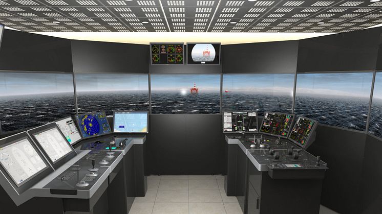 Hi-res image - Kongsberg Digital - Aft Bridge Simulator