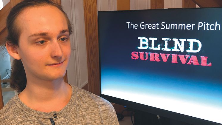 Gymnasieingenjören Noah Molteberg Lundén vann pris för sitt zombie-spel utvecklat för synnedsatta