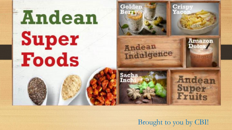 An overview of the Andean Super foods companies 