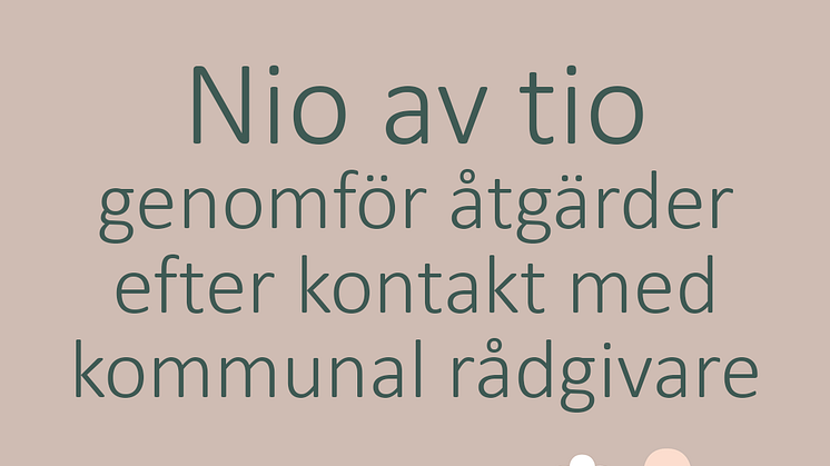 Nya siffror visar högt söktryck på energi- och klimatrådgivningen