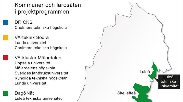 SVU-rapport 2014-22S: Utvärdering av Svenskt Vattens projektprogram för högskolor och universitet. Sammanfattning av rapport 2014-22 (dricksvatten, rörnät och klimat, avlopp och miljö, management)